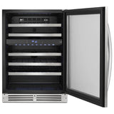 24-inch Wide Undercounter Wine Center with 46-Bottle Wine Storage - (WUW55X24HS)