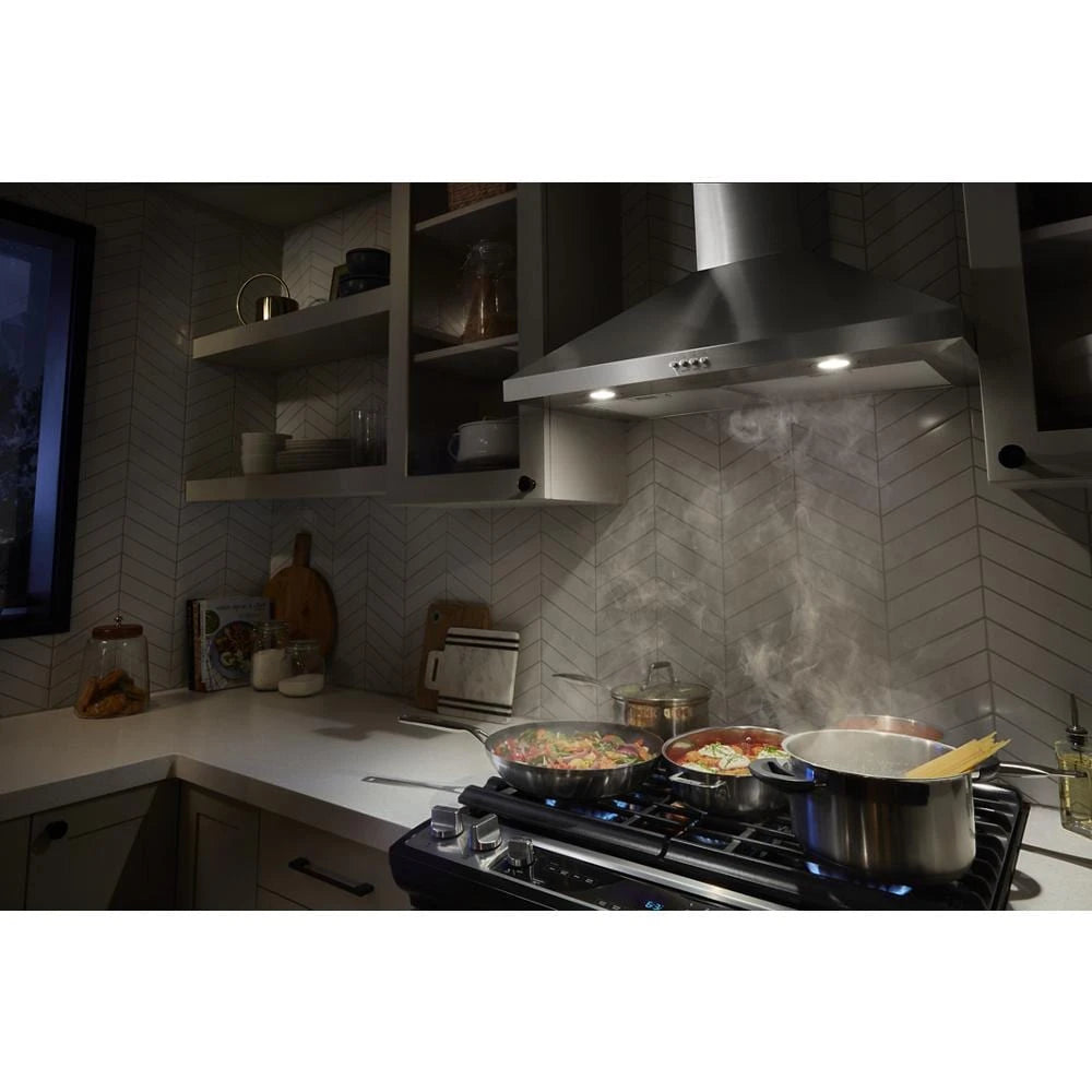 ENERGY STAR?? Certified 36" Chimney Wall Mount Range Hood - (WVW73UC6LS)