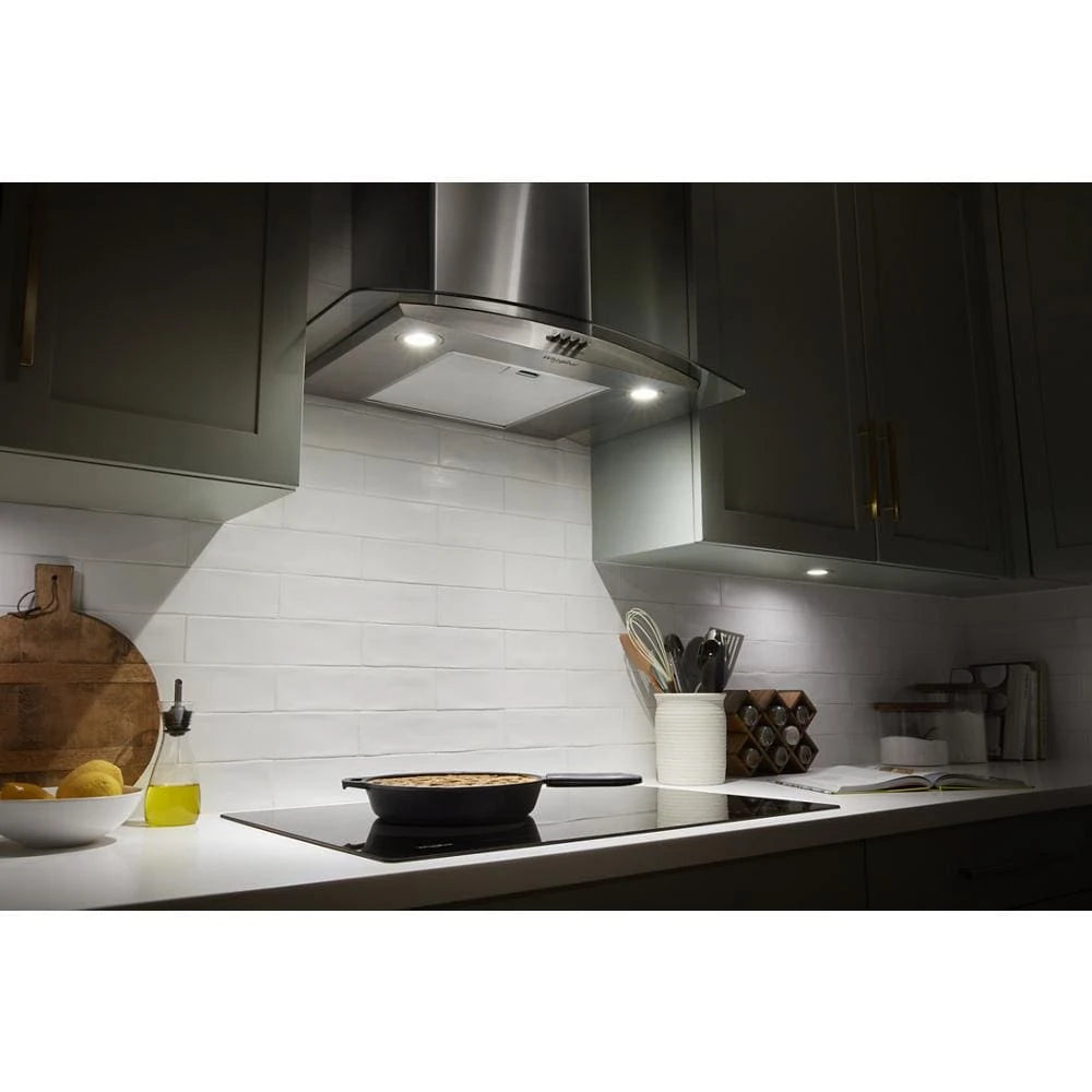 36" Chimney Wall Mount Range Hood with Dishwasher-Safe Grease Filters - (WVW93UC6LS)