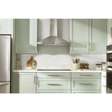 36" Chimney Wall Mount Range Hood with Dishwasher-Safe Grease Filters - (WVW93UC6LZ)