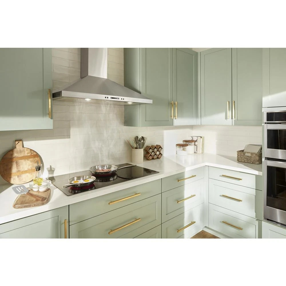 36" Chimney Wall Mount Range Hood with Dishwasher-Safe Grease Filters - (WVW93UC6LZ)