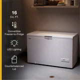 16 Cu. Ft. Convertible Freezer to Refrigerator with Baskets - (WZC5116LW)
