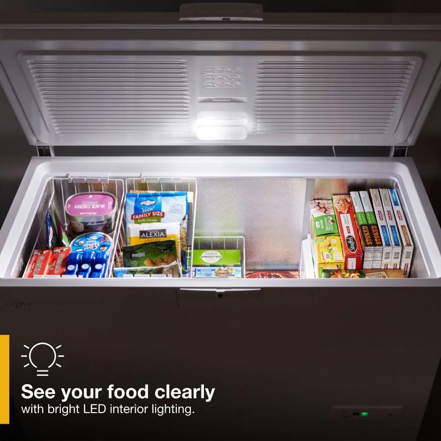 16 Cu. Ft. Convertible Chest Freezer with 3 Storage Levels - (WZC5216LW) - WHIRLPOOL