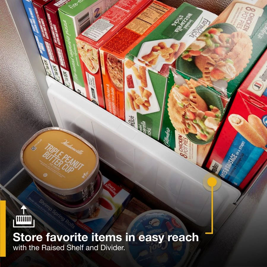 16 Cu. Ft. Convertible Chest Freezer with 3 Storage Levels - (WZC5216LW) - WHIRLPOOL