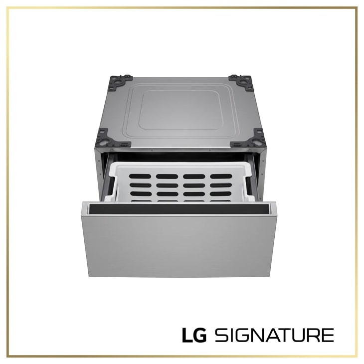 LG SIGNATURE WDP8S 29 Inch Laundry Pedestal front view