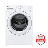 LG WM3420CW front load washer front view