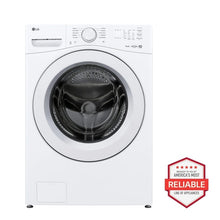 LG 27 Inch Smart Front Load Washer with 4.5 cu. ft. Ultra Large Capacity, ColdWash(TM), 6Motion(TM) Technology, AI DD(R), TrueBalance(R) Anti-Vibration System, NeverRust(TM) Tub and ENERGY STAR(R) Certified, White - (WM3420CW)