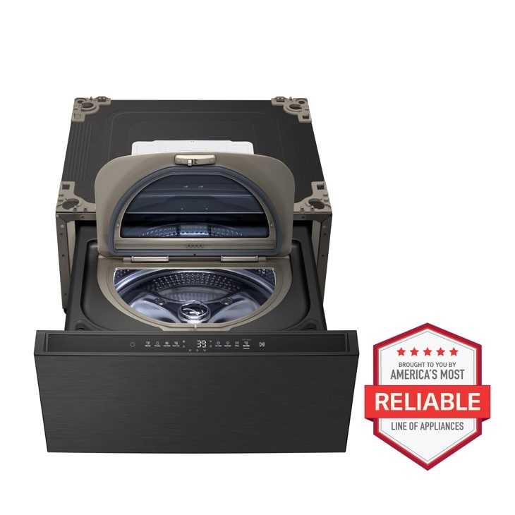 LG SIGNATURE WD405CB SideKick Pedestal Washer front view