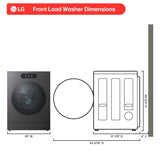 LG SIGNATURE WM9901HBA Front Load Washer detail view