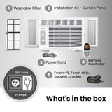 Bevoi 12,000 BTU Window Air Conditioner with Heat BEV12WiNHF | 220V 20A in White