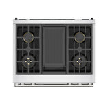 X Series 36-inch Professional Freestanding Dual Fuel Range Lp Converted - (XRD36ELP) -