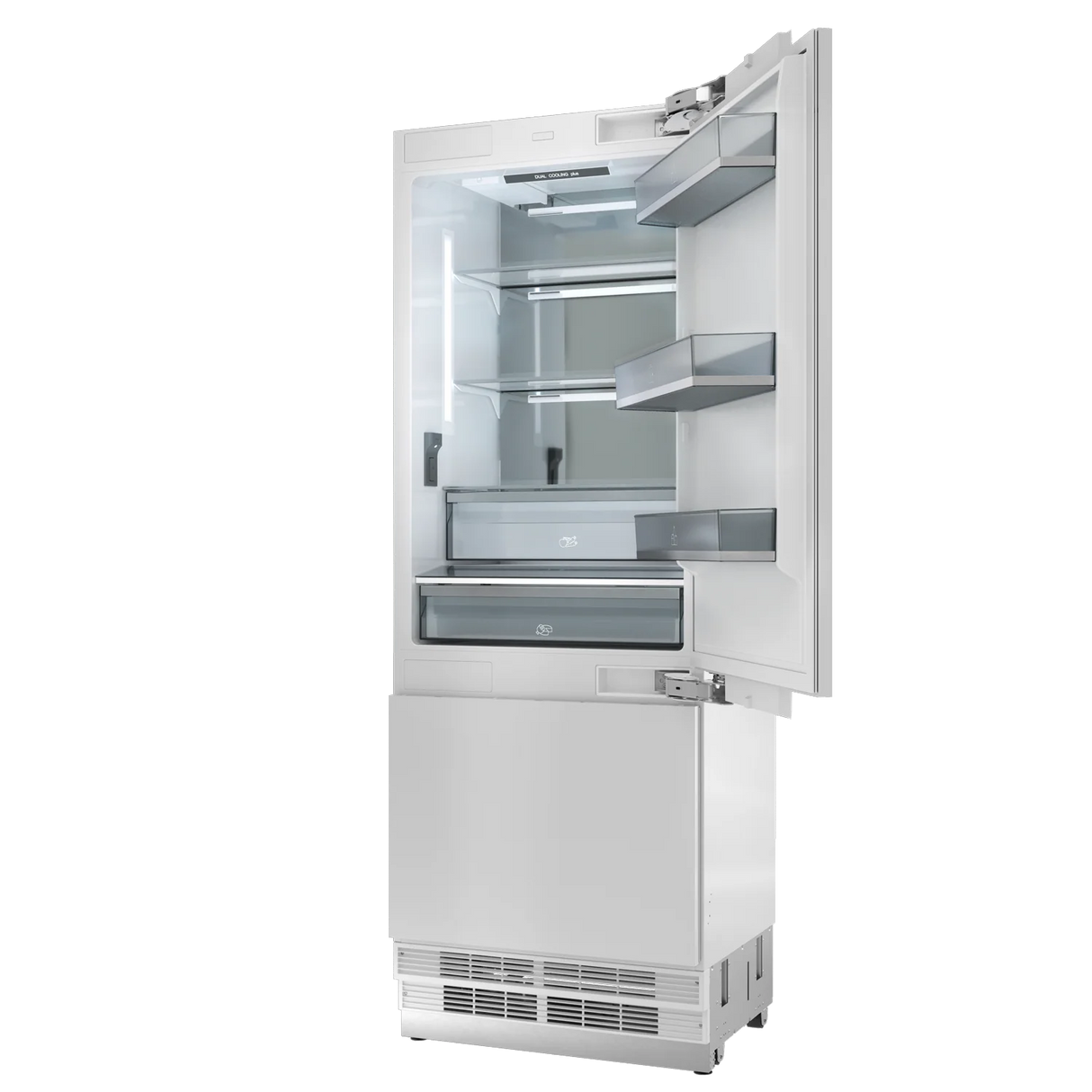 30-inch Built-in Stainless-steel Panel-ready Bottom Mount Refrigerator - (XRF3016BBPSS) -