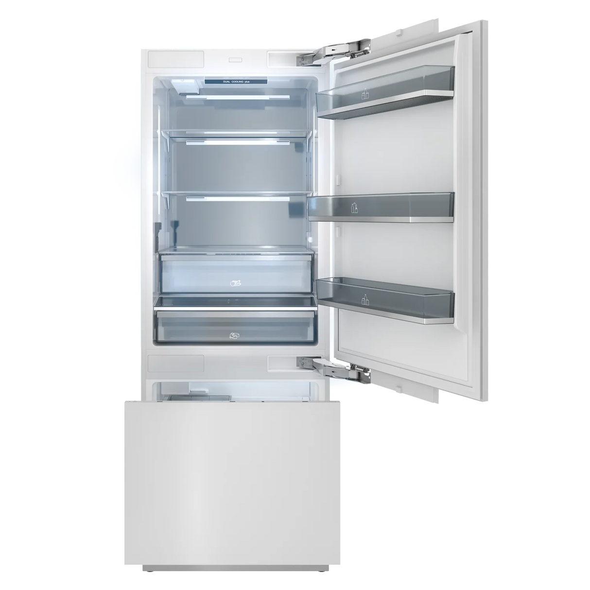 30-inch Built-in Stainless-steel Panel-ready Bottom Mount Refrigerator - (XRF3016BBPSS) -