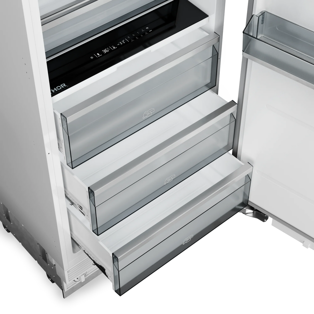 30-inch Built-in Refrigerator Column, Stainless Steel Panel Ready - (XRF30CRFSS) -