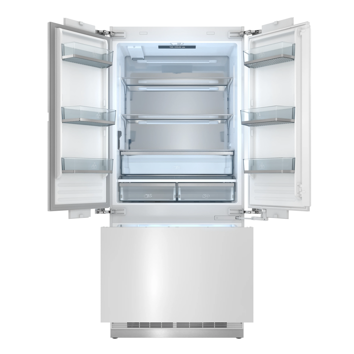 36-inch French Door Built-in Stainless-steel Panel-ready Refrigerator - (XRF3619BFPSS) -