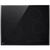 LG CBED2415B 24 in. 4-Burner Electric Cooktop - Black