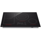 LG CBIH3017BE 30 in. 4-Burner Smart Induction Cooktop with SmoothTouch Controls, Simmer Burner & Power Burner - Black