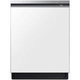 Samsung DW80BB707012 Bespoke 24 in. Top Control Smart Dishwasher with 42 dBa Sound Level, 3rd-Rack, Smart Dry & Pocket - White Glass
