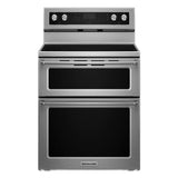 KitchenAid KFED500ESS 30" 6.7 cu. ft. Freestanding Double Oven Electric Range in Stainless Steel