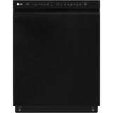 LG LDFN4542B 24 in. Front Control Dishwasher with 48 dBa Sound Level, 3rd-Rack, Dynamic Dry & Pocket - Black