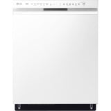 LG LDFN4542W 24 in. Front Control Dishwasher with 48 dBa Sound Level, 3rd-Rack, Dynamic Dry & Pocket - White