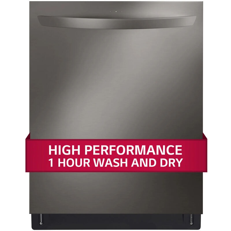 LG LDTH7972D 24 in. Top Control Smart Dishwasher with 42 dBa Sound Level & 3rd-Rack - Black Stainless
