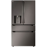 LG LF29H8330D 36 in. 28.6 cu. ft. Smart 4-Door French Door Refrigerator with Ice & Water Dispenser - PrintProof Black Stainless Steel