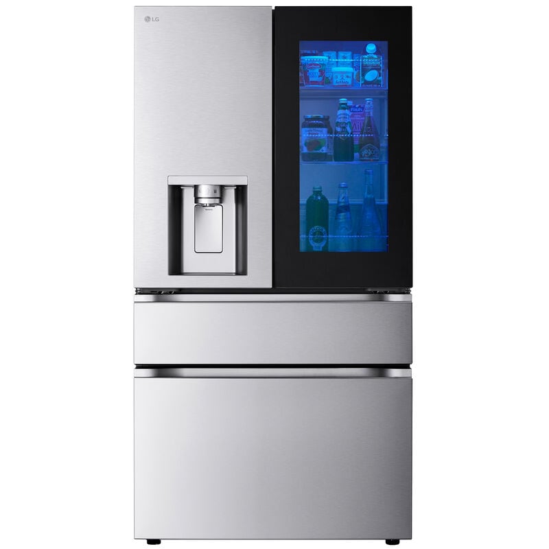 LG LF29S8365S 36 in. 28.6 cu. ft. Smart 4-Door French Door Refrigerator with MyColor InstaView, Ice & Water Dispenser - PrintProof Stainless Steel