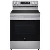 LG LREN6323YE 30 in. 6.3 cu. ft. Smart Air-Fry True European Convection Electric Range with Radiant Burners Stainless Steel