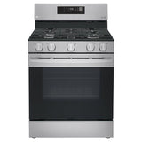 LG LRGL5821S 30 in. 5.8 cu. ft. Smart Gas Range with 5 Sealed Burners - Stainless Steel