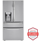 LG LRMDC2306S 36 in. 22.5 cu. ft. Smart Counter Depth 4-Door French Door Refrigerator with Ice & Water Dispenser - PrintProof Stainless Steel