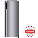LG LROFC0605V 21 in. 5.8 cu. ft. Compact Upright Freezer - Platinum Silver