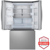 LG LRRXC2606S 36 in. 25.5 cu. ft. Smart Counter Depth French Door Refrigerator with Ice & Water Dispenser - PrintProof Stainless Steel