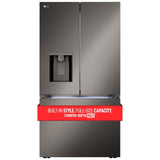 LG LRYXC2606D 36 in. 25.5 cu. ft. Smart Counter Depth French Door Refrigerator with Ice & Water Dispenser - PrintProof Black Stainless Steel