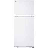 LG LT18S2100W 28 in. 17.5 cu. ft. Garage Ready Top Freezer Refrigerator - White