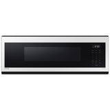 Samsung ME11CB751012 Bespoke 30 in. 1.1 cu. ft. 1100W Low Profile Smart Over-the-Range Microwave with 400 CFM - White Glass