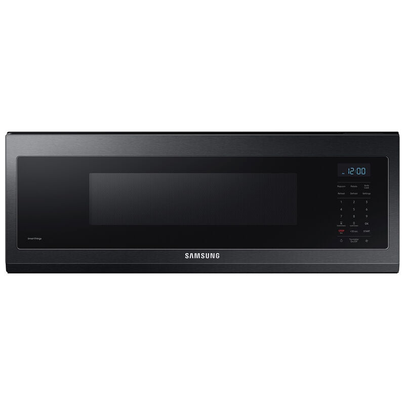 Samsung ME11F7510MT 30 in. 1.1 cu. ft. 1100W Low Profile Smart Over-the-Range Microwave with 400 CFM - Matte Black Steel
