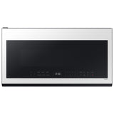 Samsung ME21DB630012 Bespoke 30 in. 2.1 cu. ft. 1000W Smart Over-the-Range Microwave with 400 CFM & Sensor Cooking - White Glass