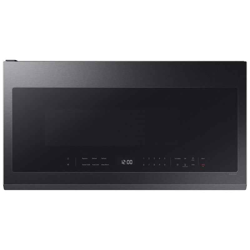 Samsung ME21DG6300MT 30 in. 2.1 cu. ft. 1000W Smart Over-the-Range Microwave with 400 CFM & Sensor Cooking - Matte Black Steel