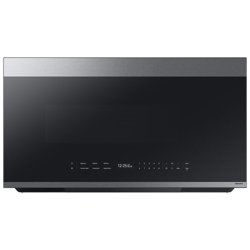 Samsung ME21DG6700SR Bespoke 30 in. 2.1 cu. ft. 1000W Smart Over-the-Range Microwave with 400 CFM & Sensor Cooking - Stainless Steel