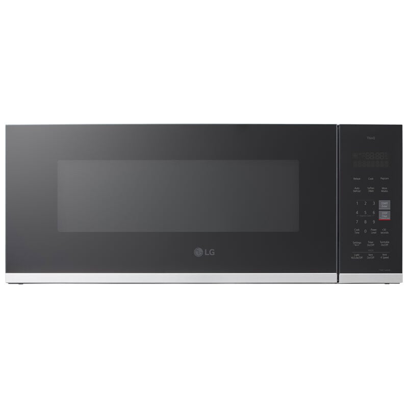 LG MVEF1323F 30 in. 1.3 cu. ft. 1000W Low Profile Smart Over-the-Range Microwave with 400 CFM - PrintProof Stainless Steel