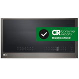 LG MVEL2033D 30 in. 2.0 cu. ft. 1050W Smart Over-the-Range Microwave with 400 CFM & Sensor Cooking - PrintProof Black Stainless Steel