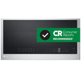 LG MVEL2033F 30 in. 2.0 cu. ft. 1050W Smart Over-the-Range Microwave with 400 CFM & Sensor Cooking - PrintProof Stainless Steel