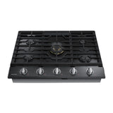 Samsung NA30N7755TG 30 in. 5-Burner Smart Natural Gas Cooktop with Griddle, Simmer Burner & Power Burner - Black Stainless