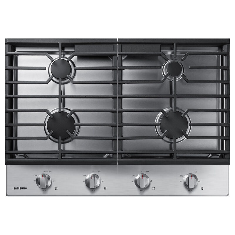 Samsung NA30R5310FS 30 in. 4-Burner Natural Gas Cooktop with Simmer Burner & Power Burner - Stainless Steel