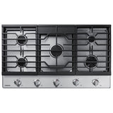 Samsung NA36R5310FS 36 in. 5-Burner Natural Gas Cooktop with Simmer Burner & Power Burner - Stainless Steel