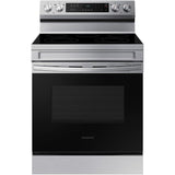 Samsung 30 in. 6.3 cu. ft. Smart Electric Range with Smoothtop Burners - Stainless Steel