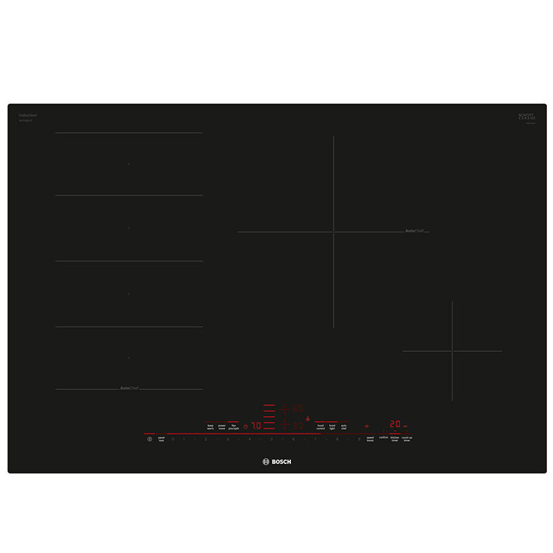 Bosch NITP060UC 30 inch Benchmark induction cooktop front view