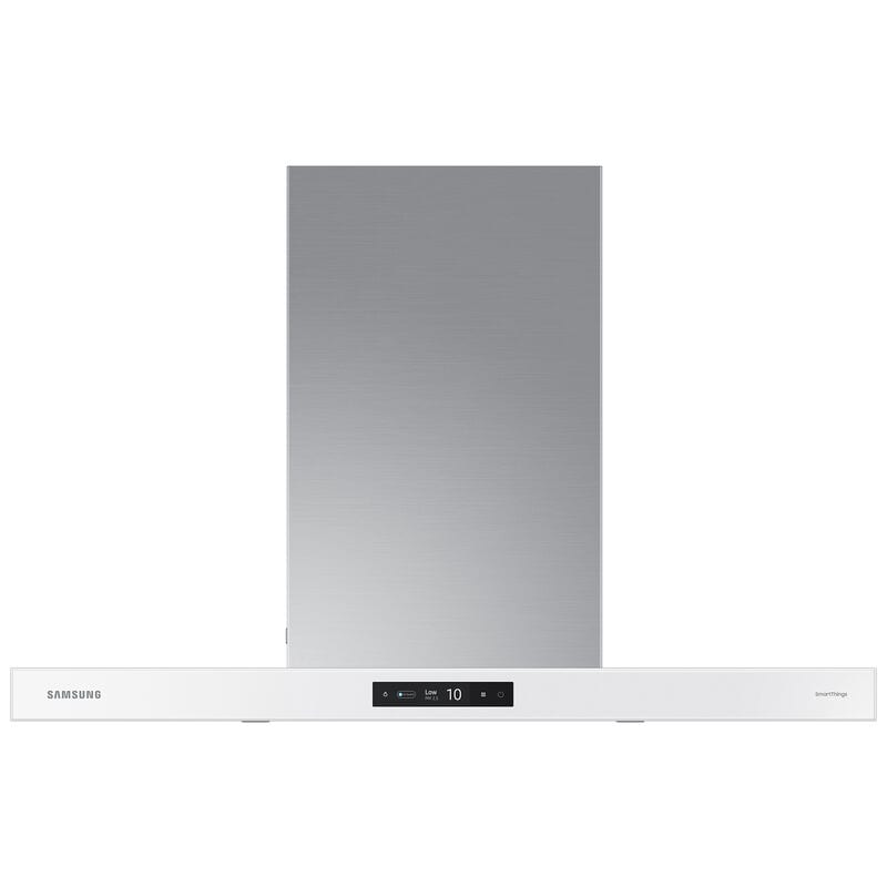 Samsung NK36CB700W1236 in. Smart Convertible Chimney Style Range Hood with 630 CFM, 4 Fan Speeds & 1 LED Light - White