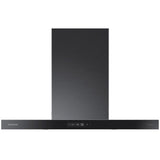Samsung NK36CB700W33 36 in. Smart Convertible Chimney Style Range Hood with 630 CFM, 4 Fan Speeds & 1 LED Light - Deep Charcoal